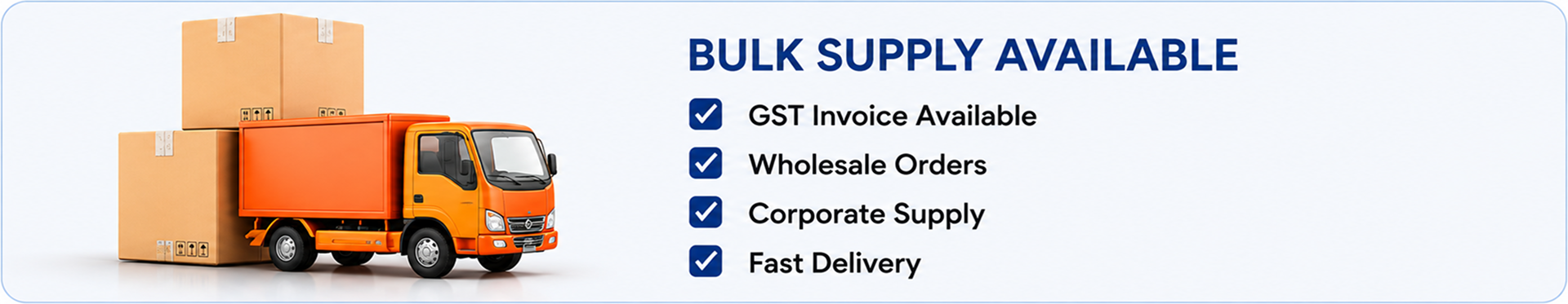 Bulk Supply Available